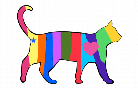 Rainbow Cat Unisex T-Shirt